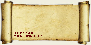 Natalija Hamović vizit kartica